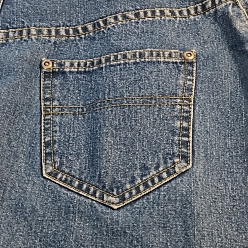 Liz Claiborne 10 Denim 5 pocket Classic Skirt - Picture 7 of 11
